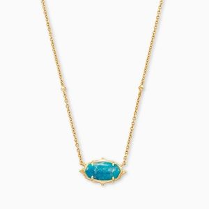 Kendra Scott Baroque Elisa Necklace Teal Howlite